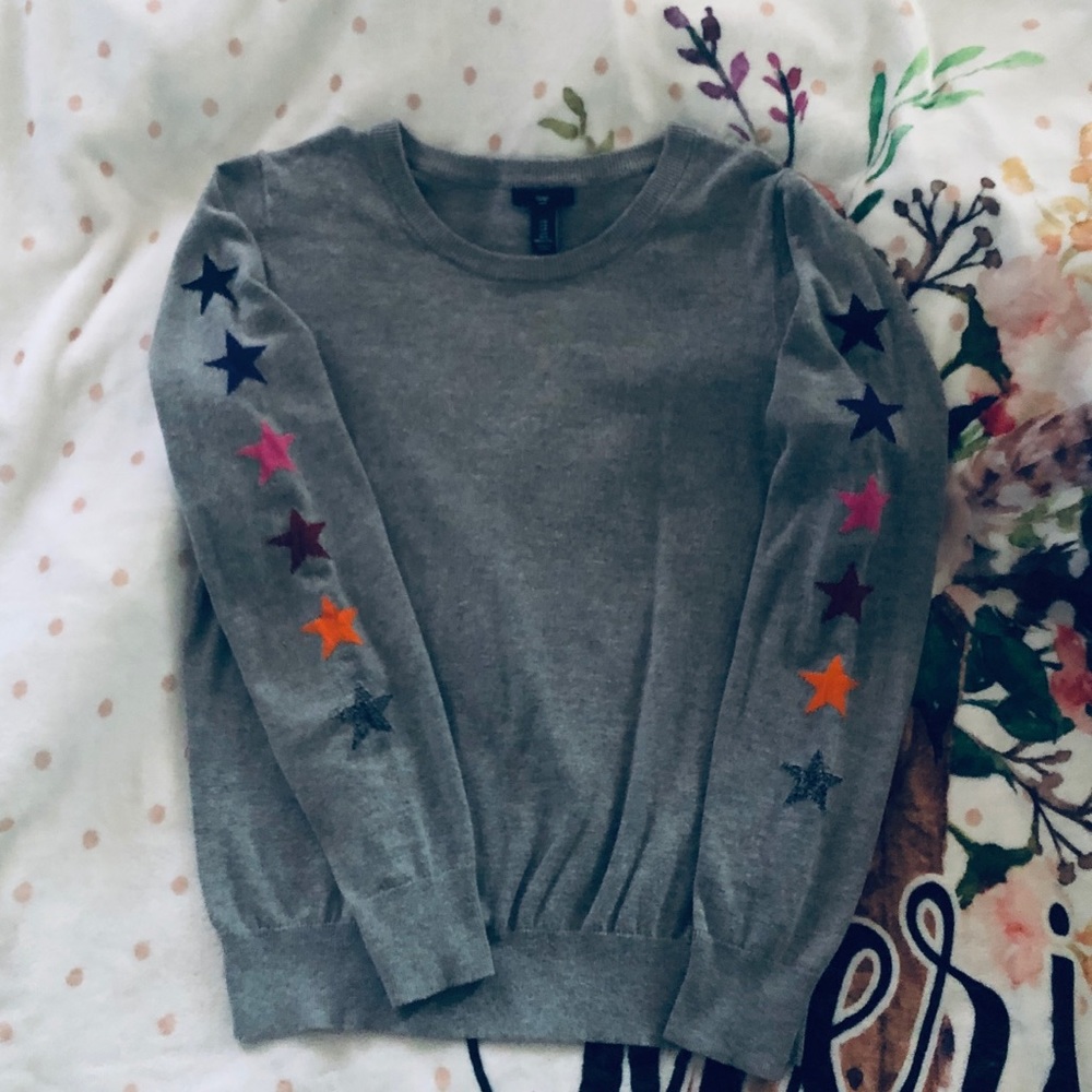 Gap - Sweater Grey with Stars.